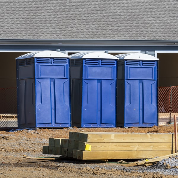 are there any restrictions on what items can be disposed of in the portable toilets in Yorkville NY